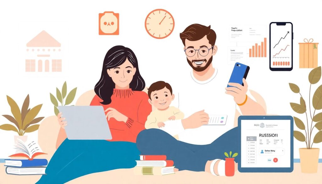 Финансовое планирование для семей с детьми: пособия, льготы и стратегии накоплений - иллюстрация