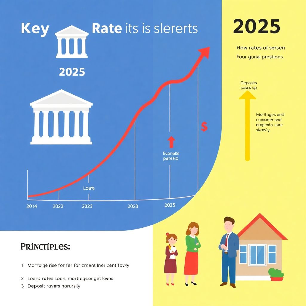 Ключевая ставка ЦБ 2025: как рост влияет на кредиты и вклады россиян