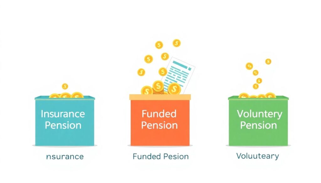 Пенсионная система России простыми словами: страховая, накопительная и добровольная пенсия - иллюстрация